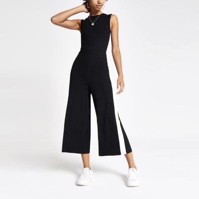 ribbed jersey jumpsuit