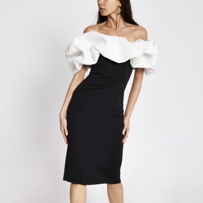 river island bardot dress