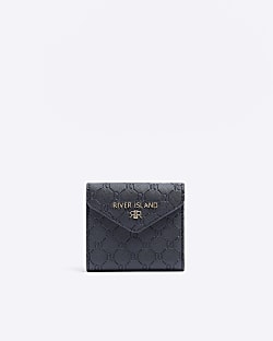 Black monogram mini pouch purse