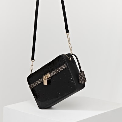 river island black cross body bag