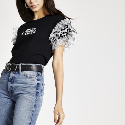 river island amour t shirt