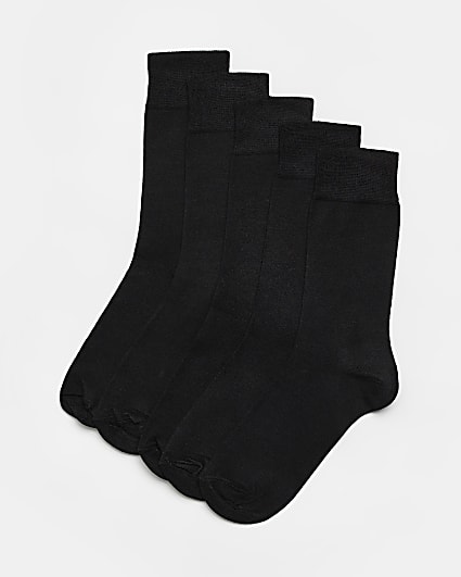 Black Multipack ankle socks