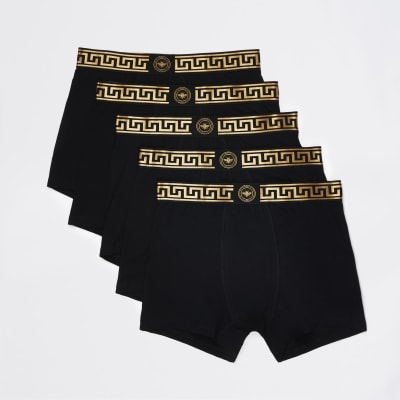 Boxer Men’s River Island Boxers Trunks Underwear 5 Pack L 36-38” *New* RRP £27 