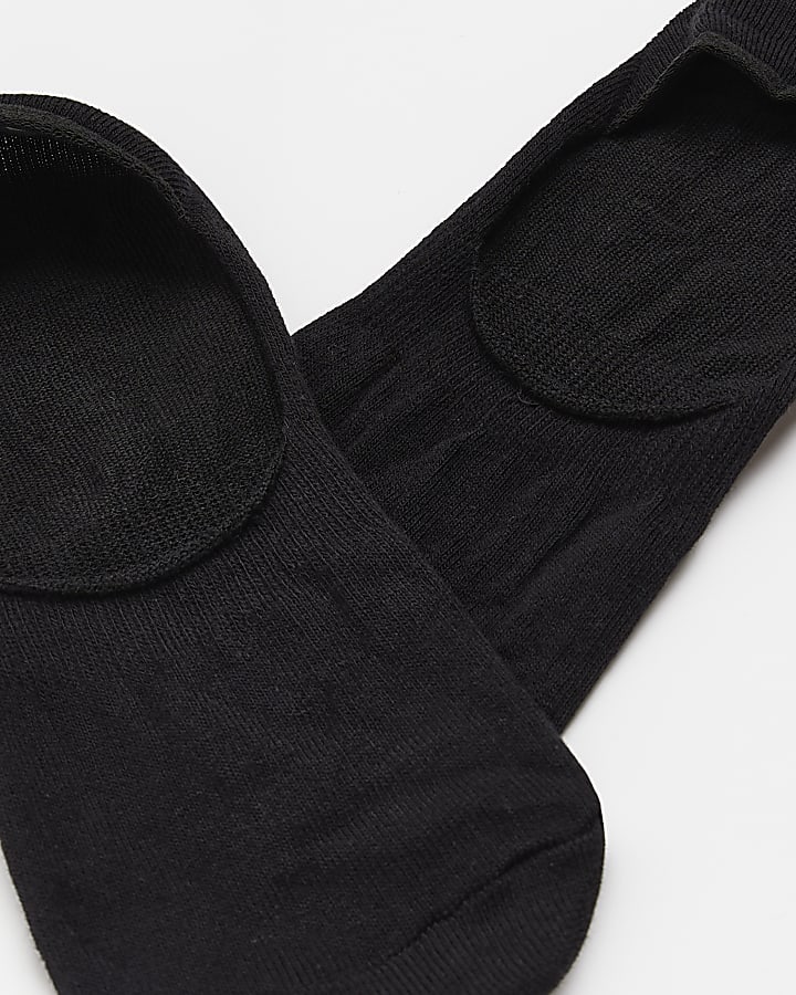 Black multipack of 5 RI liner socks