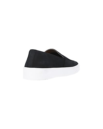360 degree animation of product Black Nubuck Cupsole Loafers frame-11