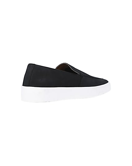 360 degree animation of product Black Nubuck Cupsole Loafers frame-12