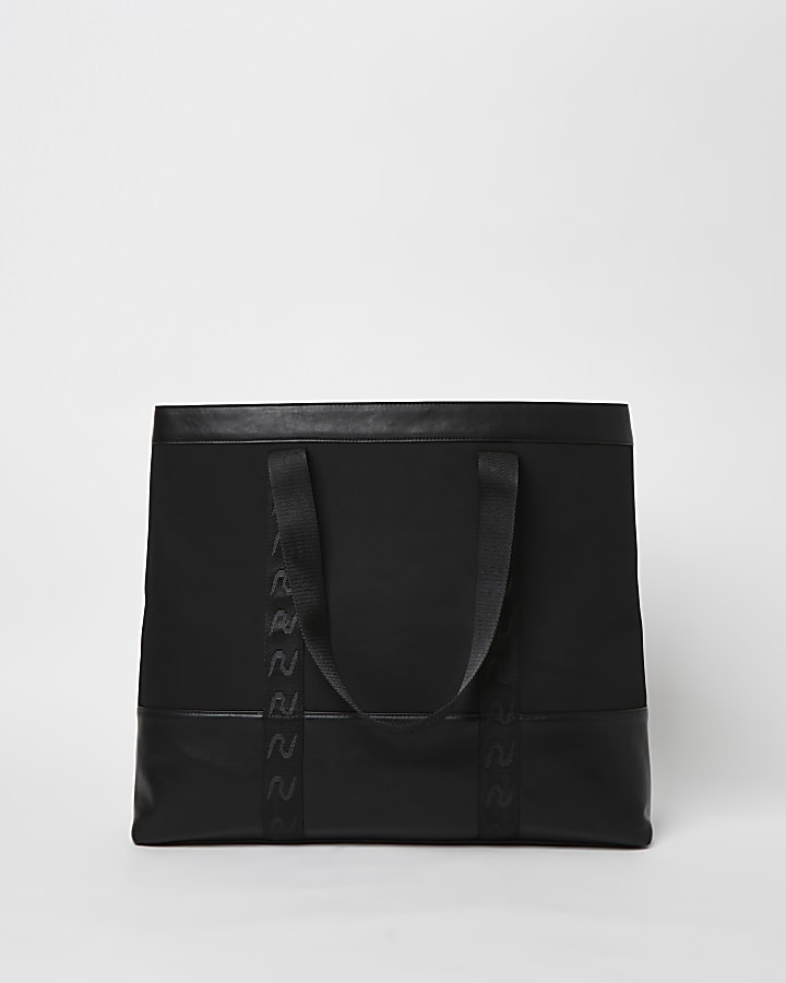 Black NUSHU shopper bag