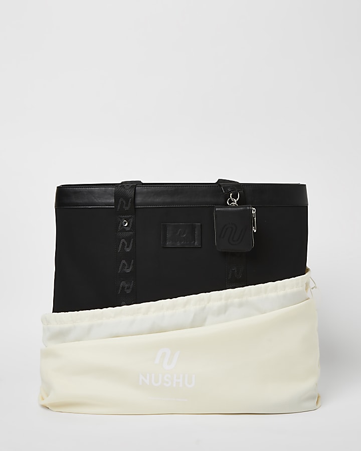 Black NUSHU shopper bag