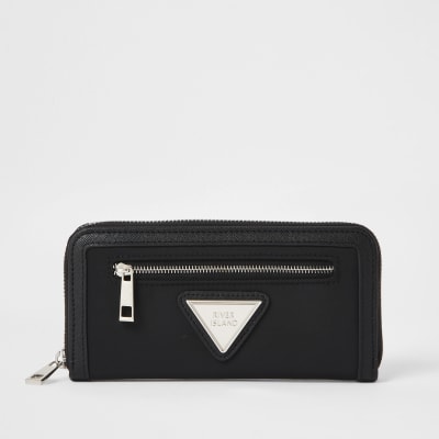 river island grey purse