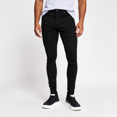 blue skinny jeans mens river island