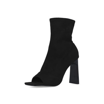 Peep toe 2024 boots river island