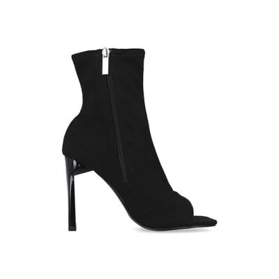 Open toe heeled on sale boots