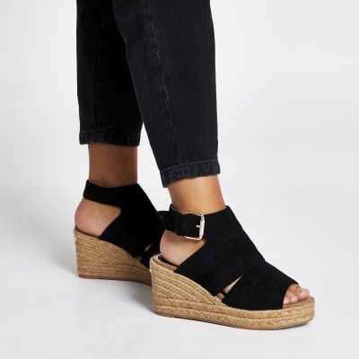 wide fit wedge flip flops