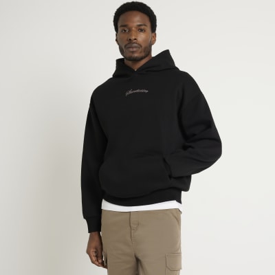 River island best sale black hoodie