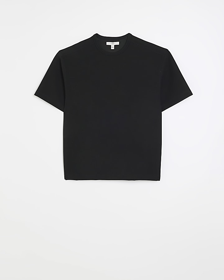 Black oversized fit heavy weight t-shirt