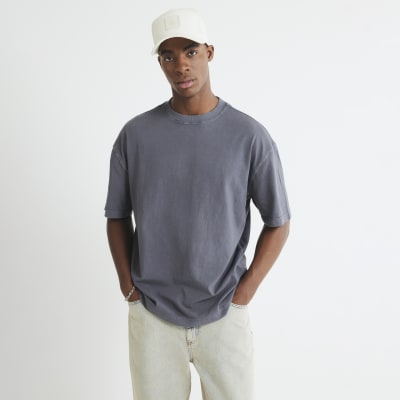 Black Oversized Fit Washed T-Shirt
