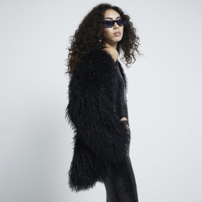 アリシアスタン　Oversized Shaggy Jacket M アリシアスタン Oversized Shaggy Jacket M