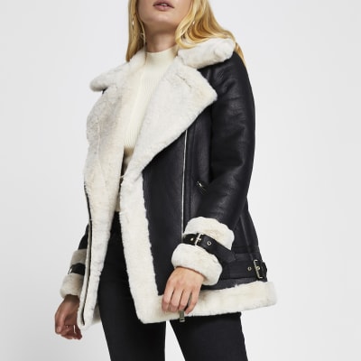 aviator jacket womens river island