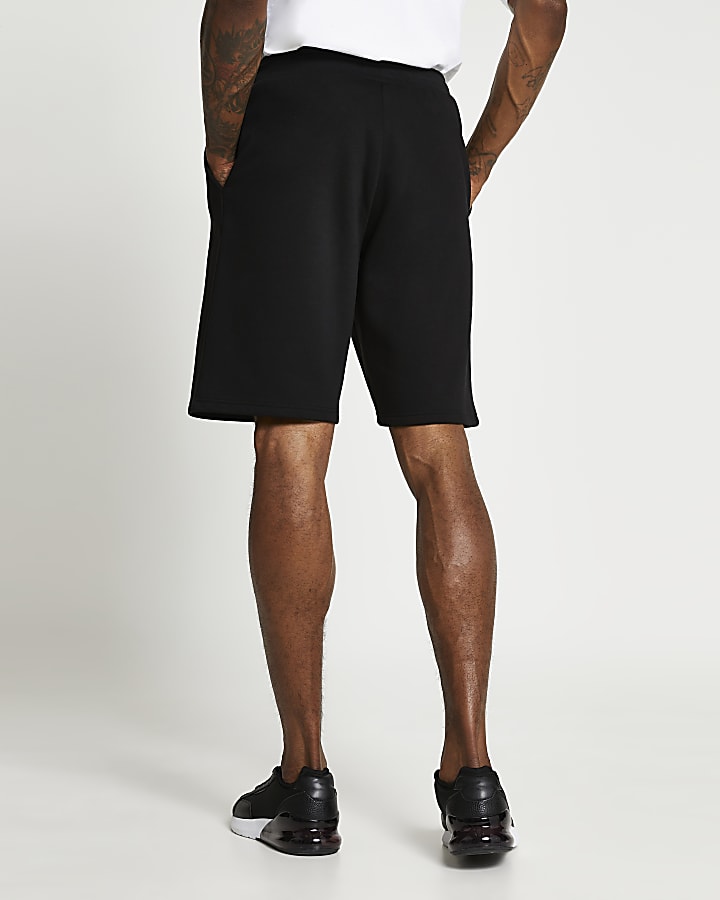 Black oversized shorts