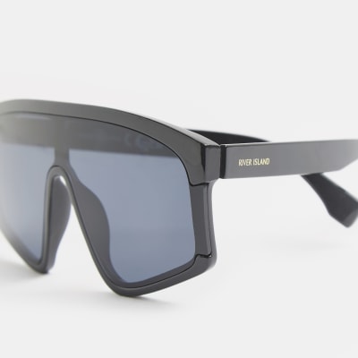 Black oversized sunglasses River Island