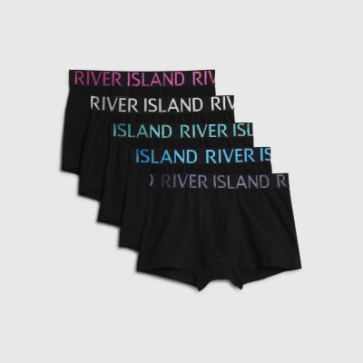 Black Pack Of 5 Trunks