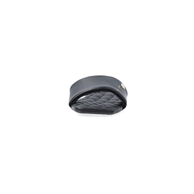 360 degree animation of product Black padded sandals frame-21