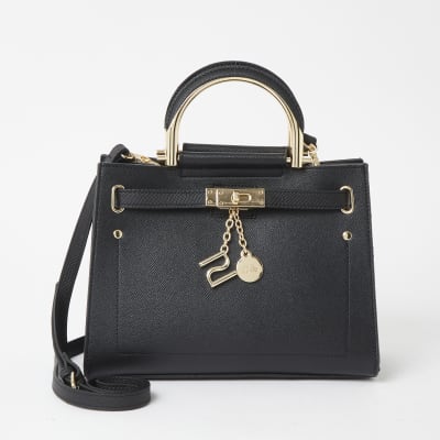 river island cross body bag black