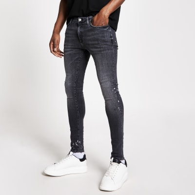 dark denim skinny jeans womens