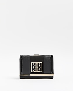 Black panelled purse