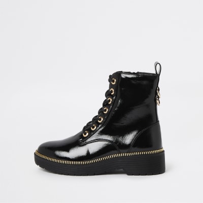 chunky biker boots sale