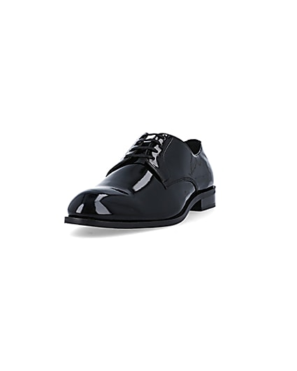 360 degree animation of product Black patent derby shoes frame-23