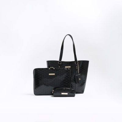 Black handbags river discount island