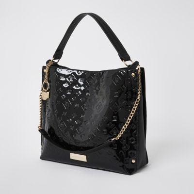 river island black handbags