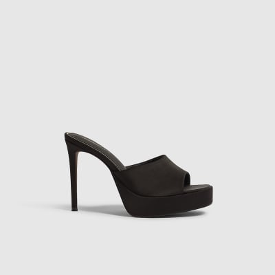 Platform Mule Heeled Sandals