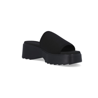 River island best sale black sliders