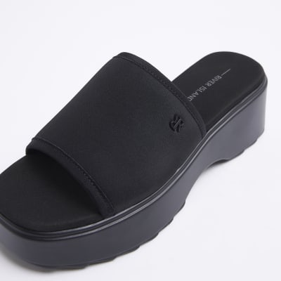 River island black sliders new arrivals