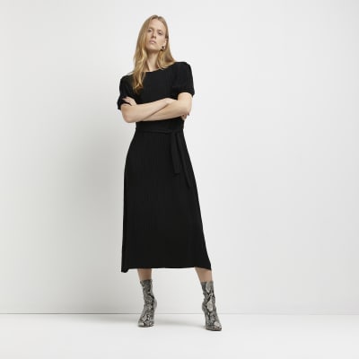 river island shirred waist dress