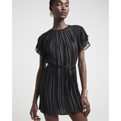 Flute sleeve shift dress best sale