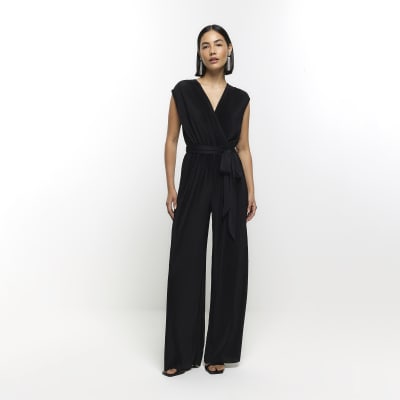 River island black boiler 2024 suit