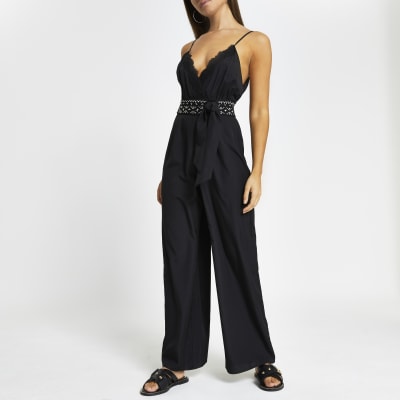 tie jumpsuit