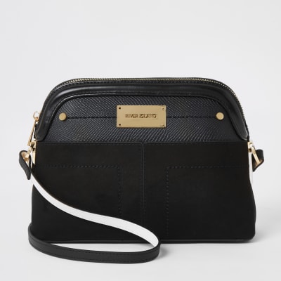 river island black cross body bag