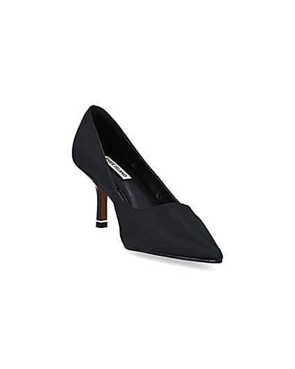 360 degree animation of product Black pointed toe heeled court shoes frame-19