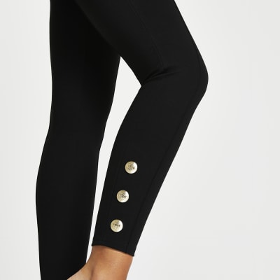 Black ponte leggings