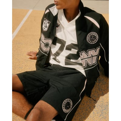 Black Pony Badge Shorts