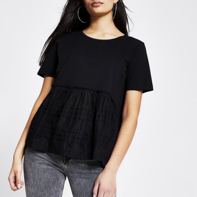 pleated smock top