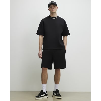 Black Premium Regular Fit Sanctuaire Shorts