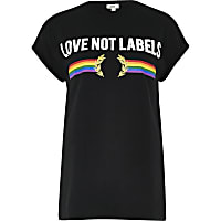Black Pride 'love not labels' T-shirt