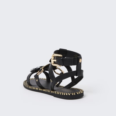 Black printed large disc gladiators