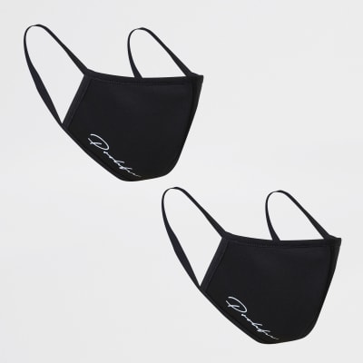 Black Prolific face covering 2 pack