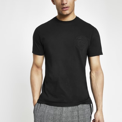 Black Prolific slim fit T-shirt